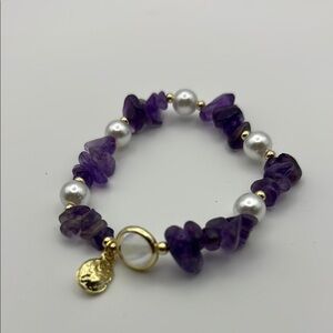 7 Chakra Amethyst Bracelet